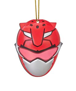 Gearhumans 3D Beast Morphers Red Power Rangers Christmas Custom Ornament