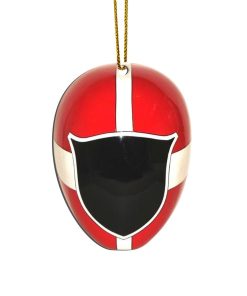 Gearhumans 3D Lightspeed Rescue Red Power Rangers Christmas Custom Ornament