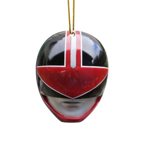 Gearhumans 3D Time Force Red Power Rangers Christmas Custom Ornament 1 Gearhumans 3D Time Force Red Power Rangers Christmas Custom Ornament