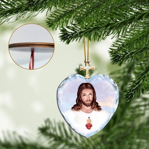 Gearhumans 3D Christmas Eve Jesus Is Beside You Custom Ornament