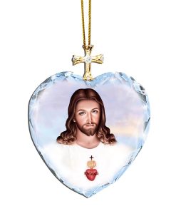 Gearhumans 3D Christmas Eve Jesus Is Beside You Custom Ornament