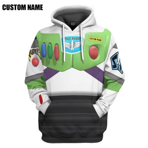 Gearhumans 3D Toy Story Buzz Lightyear Space Ranger Cosplay Custom Name Tshirt Hoodie Apparel 1 Gearhumans 3D Toy Story Buzz Lightyear Space Ranger Cosplay Custom Name Tshirt Hoodie Apparel