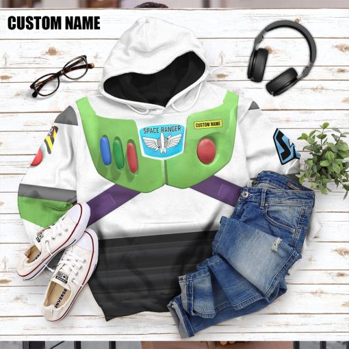 Gearhumans 3D Toy Story Buzz Lightyear Space Ranger Cosplay Custom Name Tshirt Hoodie Apparel 18 Gearhumans 3D Toy Story Buzz Lightyear Space Ranger Cosplay Custom Name Tshirt Hoodie Apparel - Image 18
