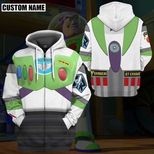 Gearhumans 3D Toy Story Buzz Lightyear Space Ranger Cosplay Custom Name Tshirt Hoodie Apparel 20 Gearhumans 3D Toy Story Buzz Lightyear Space Ranger Cosplay Custom Name Tshirt Hoodie Apparel - Image 20
