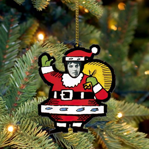 Gearhumans 3D ELV PRL Merry Christmas Baby Custom Ornament - Image 4