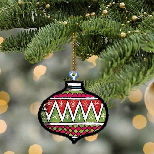 Gearhumans 3D ELV PRL O Come All Ye Faithful Custom Ornament