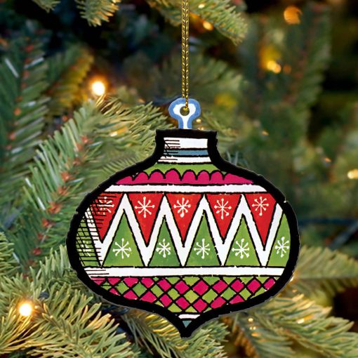 Gearhumans 3D ELV PRL O Come All Ye Faithful Custom Ornament