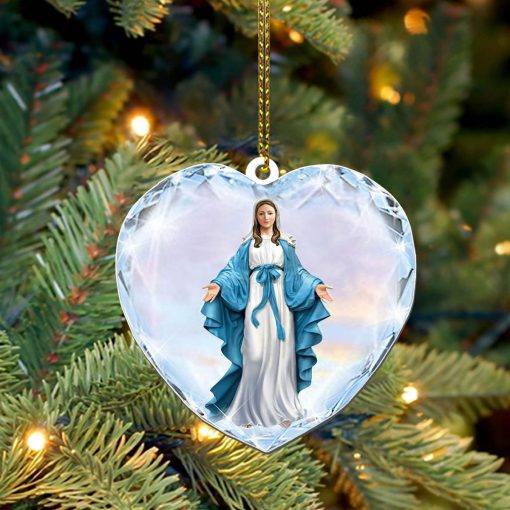Gearhumans 3D Merry Christmas God With You Custom Plastic Ornament - Image 3