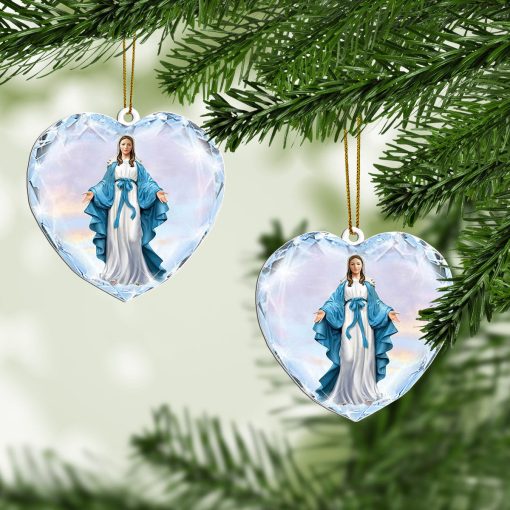 Gearhumans 3D Merry Christmas God With You Custom Plastic Ornament - Image 4