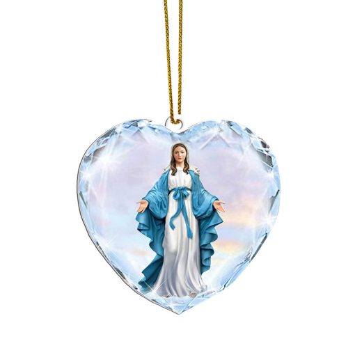 Gearhumans 3D Merry Christmas God With You Custom Plastic Ornament
