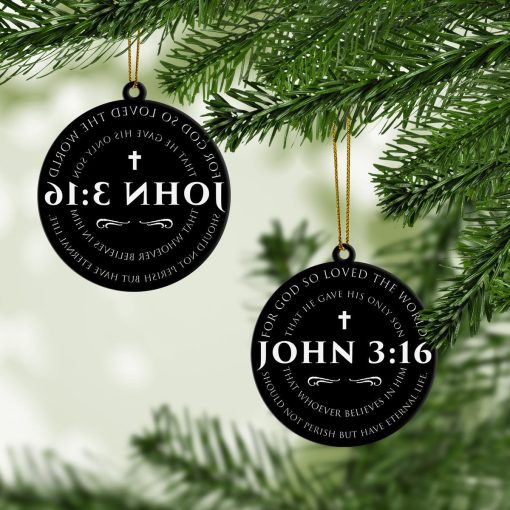 Gearhumans 3D John 3:16 For God So Loved The World Custom Ornament 4 Gearhumans 3D John 3:16 For God So Loved The World Custom Ornament - Image 4