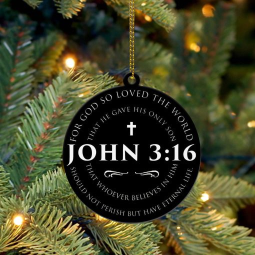 Gearhumans 3D John 3:16 For God So Loved The World Custom Ornament 3 Gearhumans 3D John 3:16 For God So Loved The World Custom Ornament - Image 3