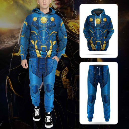 Gearhumans 3D Movie Eternals Ikaris Superhero Custom Sweatpants - Image 4