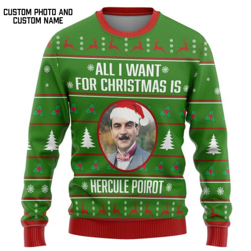 Gearhumans 3D All I Want For Christmas Is My Crush Custom Photo Custom Text Ugly Long sleeve 2 Gearhumans 3D All I Want For Christmas Is My Crush Custom Photo Custom Text Ugly Long sleeve