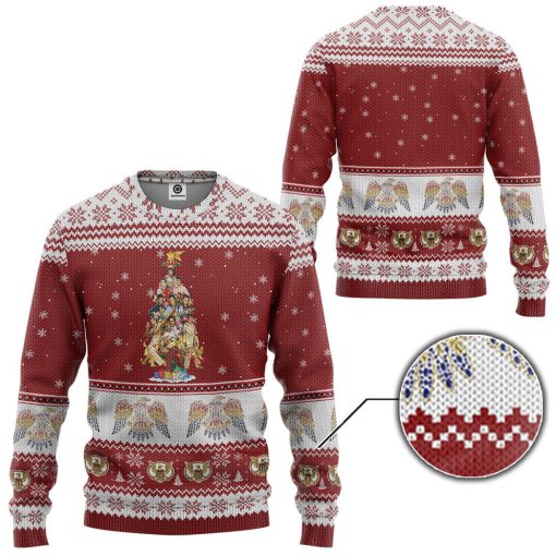 Gearhumans 3D ELV PRL Christmas Tree Custom Ugly Long sleeve - Image 2