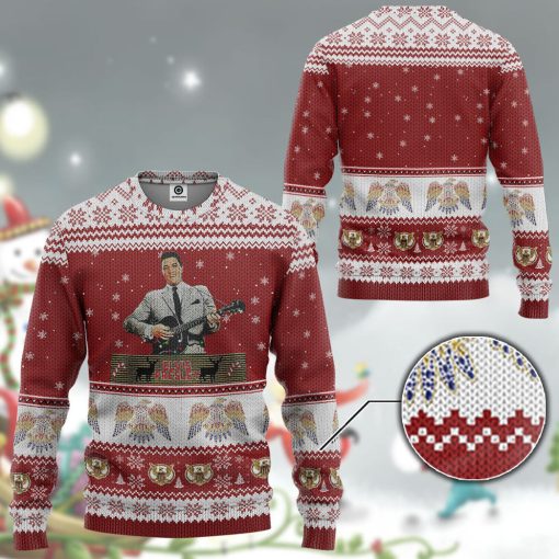 Gearhumans 3D ELV PRL Seasons Greeting Christmas Custom Ugly Long sleeve