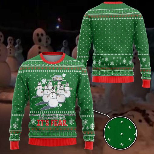 Gearhumans 3D The Office The Greatest Snowball Custom Ugly Christmas Sweater