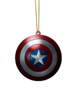 Gearhumans 3D Marvel Captain America Shield Custom Ornament