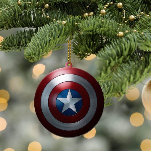 Gearhumans 3D Marvel Captain America Shield Custom Ornament - Image 2