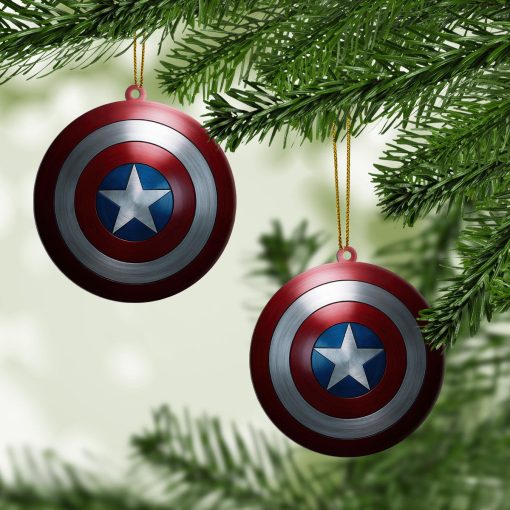 Gearhumans 3D Marvel Captain America Shield Custom Ornament - Image 4