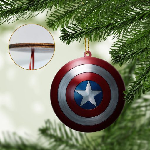 Gearhumans 3D Marvel Captain America Shield Custom Ornament - Image 5