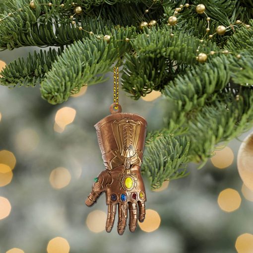 Gearhumans 3D Marvel Thanos Gauntlet Custom Ornament