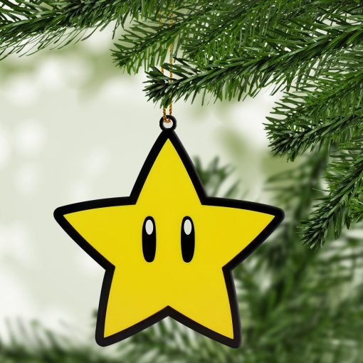 Gearhumans 3D Super Mario Star Custom Ornament - Image 4