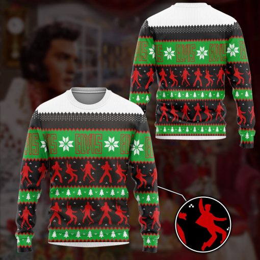 Gearhumans 3D ELV PRL Dancing Christmas Custom Ugly Long sleeve - Image 3