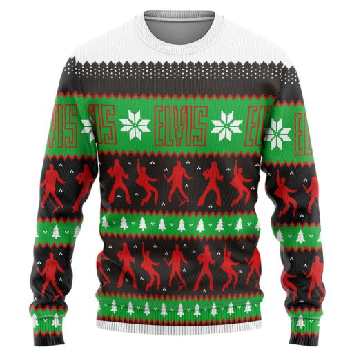Gearhumans 3D ELV PRL Dancing Christmas Custom Ugly Long sleeve
