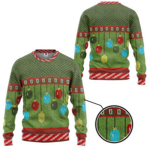 Gearhumans 3D Arthur Christmas Custom Ugly Long sleeve - Image 2