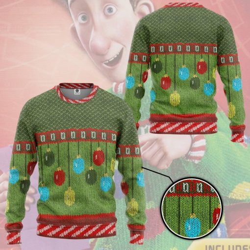 Gearhumans 3D Arthur Christmas Custom Ugly Long sleeve - Image 3