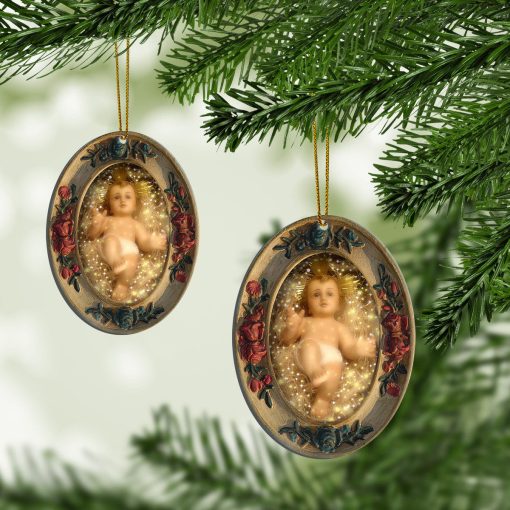 Gearhumans 3D Baby Jesus Born Custom Ornament 4 Gearhumans 3D Baby Jesus Born Custom Ornament - Image 4