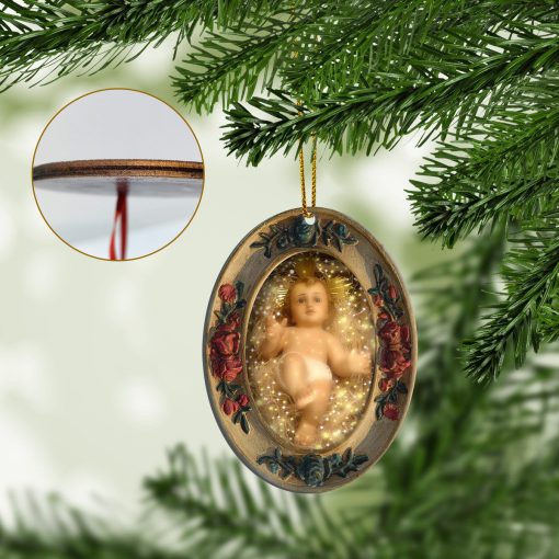 Gearhumans 3D Baby Jesus Born Custom Ornament 3 Gearhumans 3D Baby Jesus Born Custom Ornament - Image 3