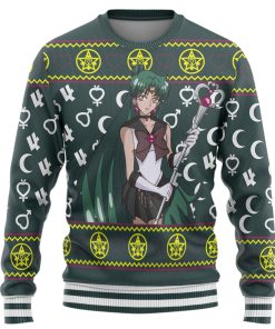 Gearhumans 3D Sailor Pluto Mercury Custom Ugly Christmas Long sleeve