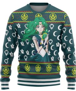 Gearhumans 3D Sailor Neptune Mercury Custom Ugly Christmas Long sleeve