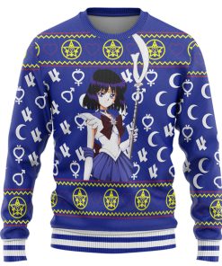 Gearhumans 3D Sailor Saturn Mercury Custom Ugly Christmas Long sleeve