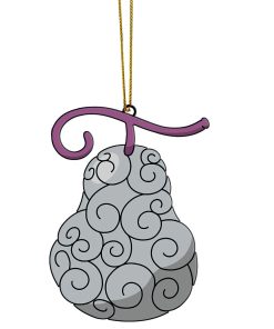 Gearhumans 3D Devil Fruits Ito Ito No Mi Custom Ornament