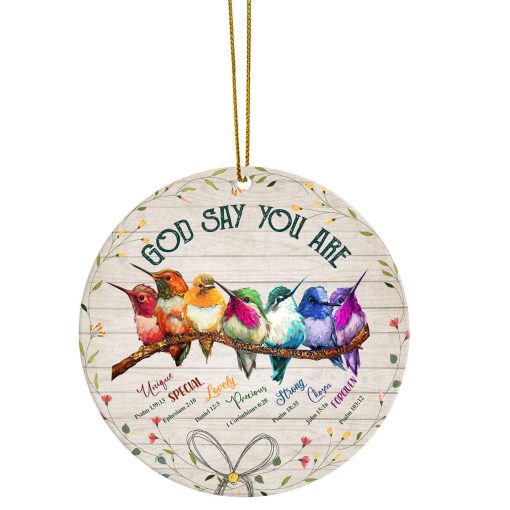 Gearhumans 3D God Says You Are Custom Ornament