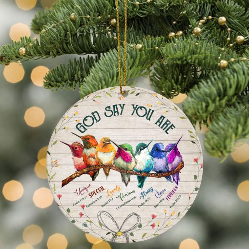 Gearhumans 3D God Says You Are Custom Ornament - Image 4