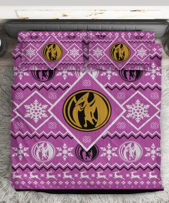 Gearhumans 3D Mighty Morphin Pink Power Ranger Custom Bedding Set