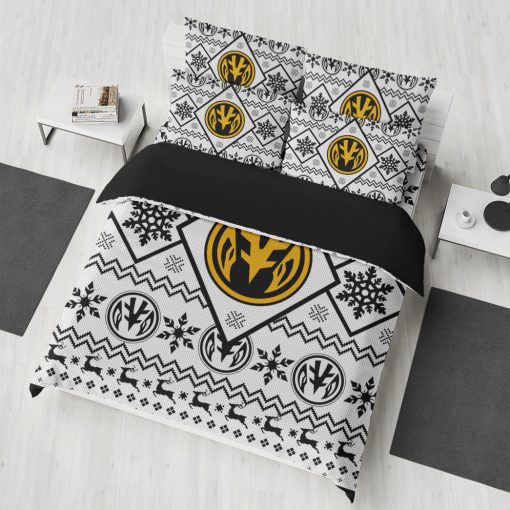 Gearhumans 3D Mighty Morphin White Power Ranger Custom Bedding Set - Image 4