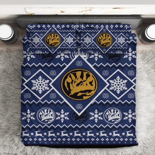 Gearhumans 3D Mighty Morphin Blue Power Ranger Custom Bedding Set