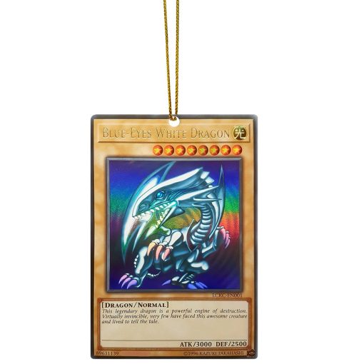 Gearhumans 3D Yu Gi Oh First Edition Blue Eyes White Dragon Custom Ornament 2 Gearhumans 3D Yu Gi Oh First Edition Blue Eyes White Dragon Custom Ornament - Image 2