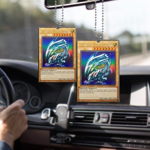 Gearhumans 3D Yu Gi Oh First Edition Blue Eyes White Dragon Custom Ornament 4 Gearhumans 3D Yu Gi Oh First Edition Blue Eyes White Dragon Custom Ornament - Image 4