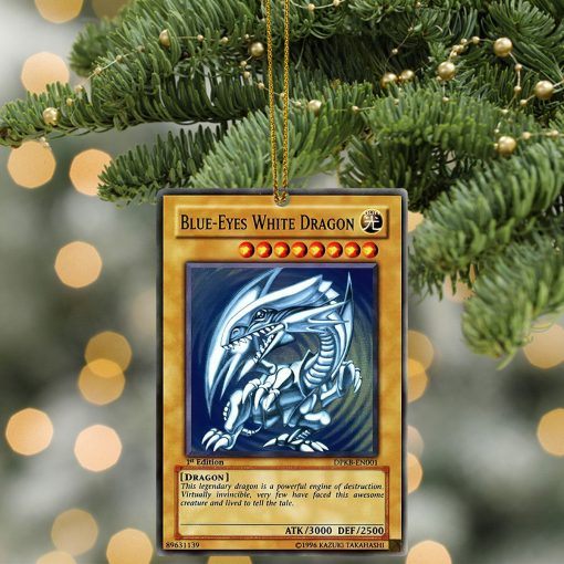 Gearhumans 3D Yu Gi Oh First Edition Blue Eyes White Dragon Custom Ornament 5 Gearhumans 3D Yu Gi Oh First Edition Blue Eyes White Dragon Custom Ornament - Image 5