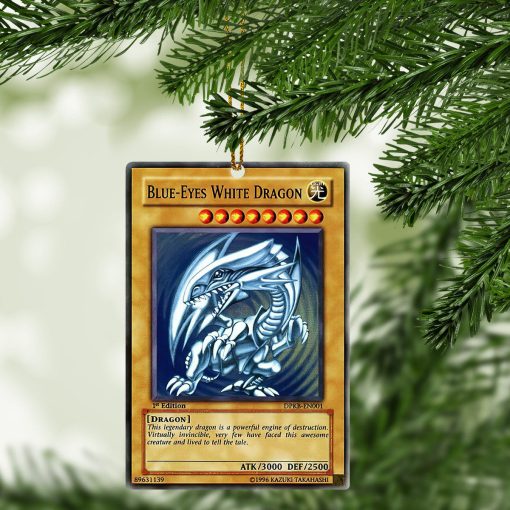 Gearhumans 3D Yu Gi Oh First Edition Blue Eyes White Dragon Custom Ornament 7 Gearhumans 3D Yu Gi Oh First Edition Blue Eyes White Dragon Custom Ornament - Image 7