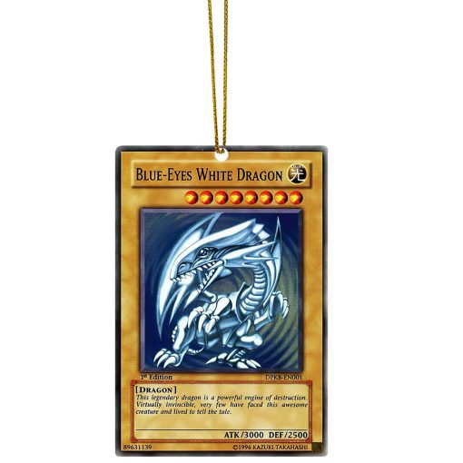 Gearhumans 3D Yu Gi Oh First Edition Blue Eyes White Dragon Custom Ornament 1 Gearhumans 3D Yu Gi Oh First Edition Blue Eyes White Dragon Custom Ornament