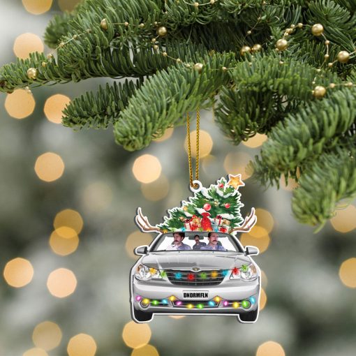 Gearhumans 3D Office Branch War Custom Christmas Ornament