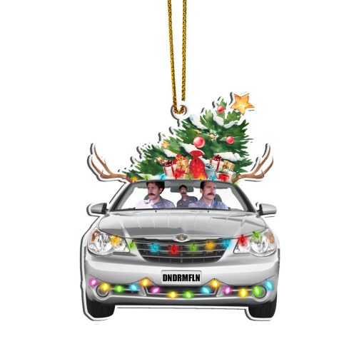 Gearhumans 3D Office Branch War Custom Christmas Ornament