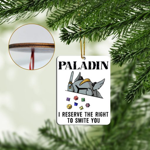 Gearhumans 3D DnD Paladin Custom Ornament - Image 2